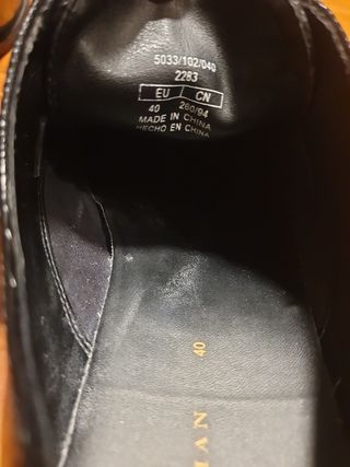 Zapatos de vestir negros para hombre