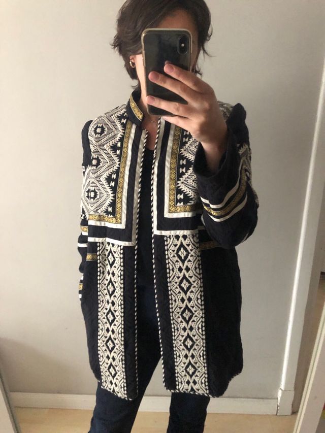 Sketch Concept Abrigo Bordado Étnico M