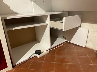 Escritorio esquinero blanco