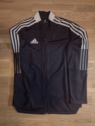 Chaqueta Adidas Negra y Blanca