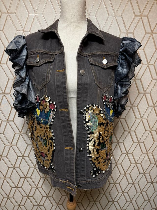 Chaleco de diseñador customizado oversize