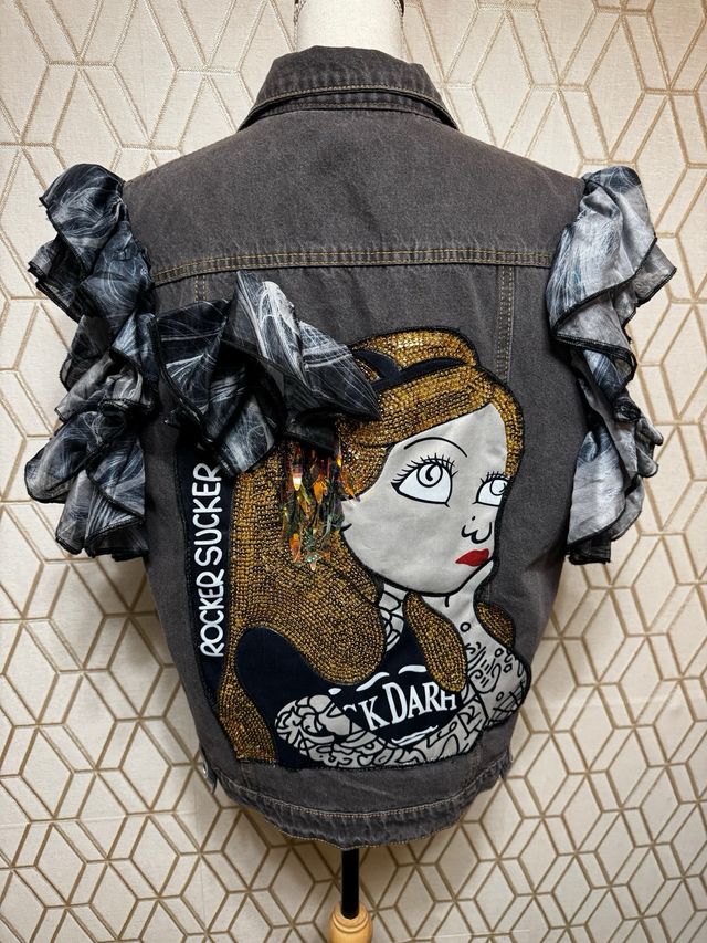 Chaleco de diseñador customizado oversize