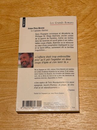Les aventures du capitaine Alatriste roman.