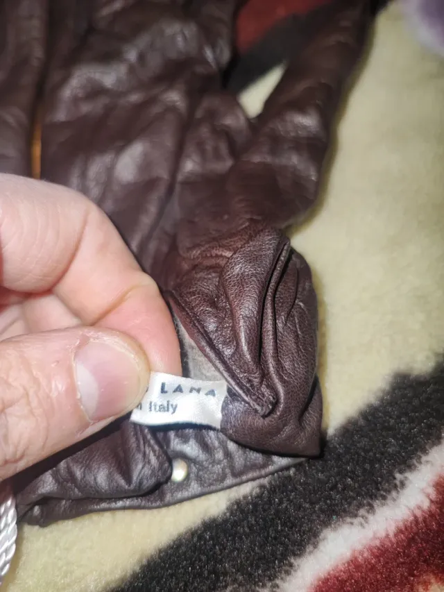 Guanti Italguanto Pelle Lana Donna Tg 7.5