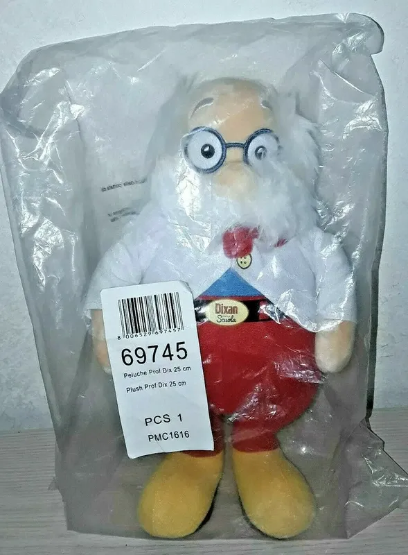 Peluche Prof Dix Dixan Scuola Trudi 25 cm
