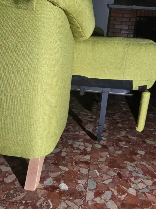 Sofá 3 plazas verde 2,90m