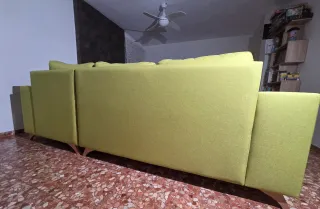 Sofá 3 plazas verde 2,90m