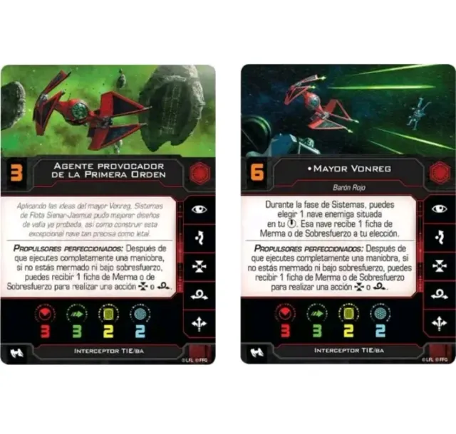 Star Wars X-Wing Tie del Mayor Vonreg Nuevo