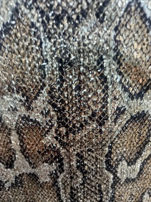 Falda mini lentejuelas animal print