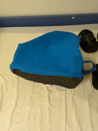 Protecciones y bolsa para patinar