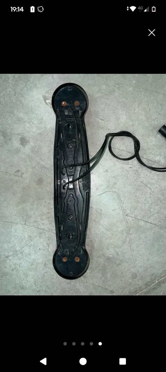 Luces de remolque con portamatrículas