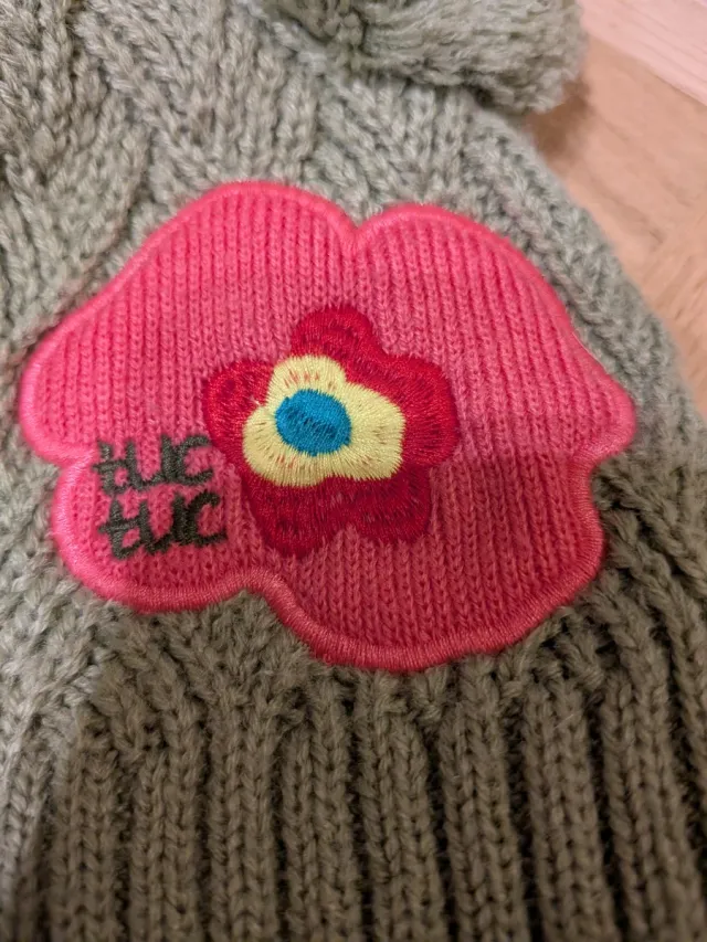 Conjunto de gorro y bufanda niña Tuctuc talla 4-6