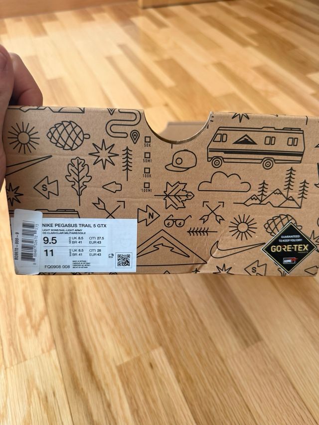 Nike Pegasus GTX Gris/Blanco