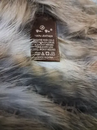 Chaleco Piel Conejo Mujer Talla Única