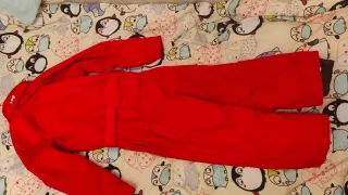 Mono de esquí rojo 6 años