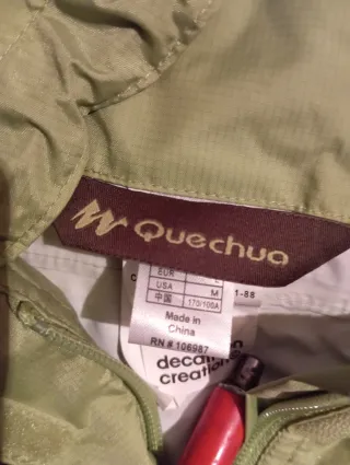 Chaqueta Quechua verde mujer