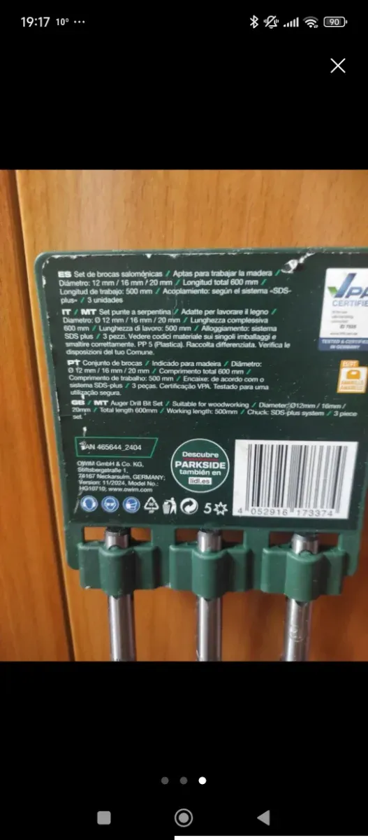 3 Brocas Salomónicas Largas