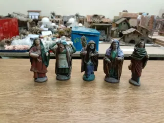 5 Figuras Barro Belén 10cm