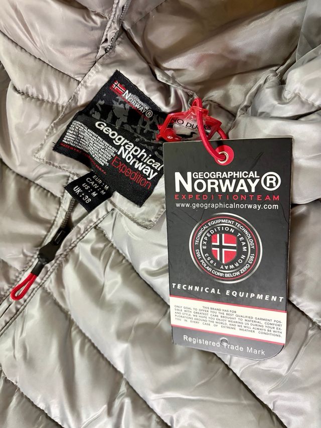 Chaqueta Norway gris con etiqueta
