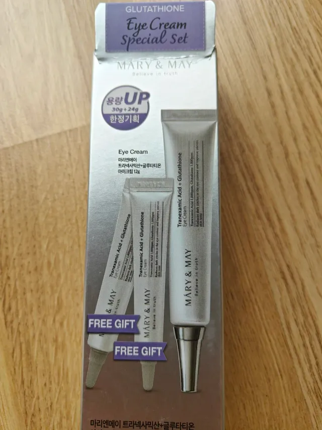 Mary & May Crema Contorno Ojos Glutatión 30g+12g