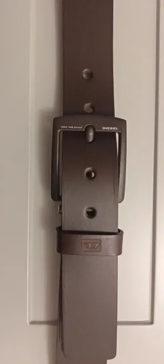 Cinturón Piel Marrón Diesel Hombre