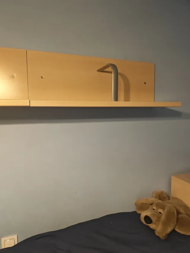 Dos Estanterías Madera y Metal