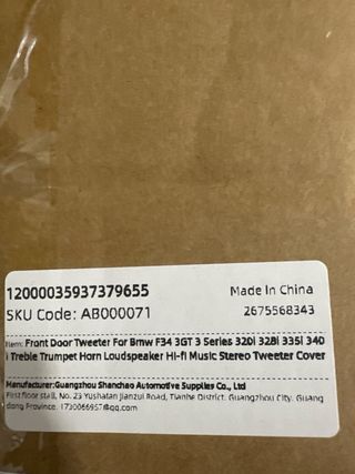 Tapas Harman Kardon altavoces Tweeter BMW F34