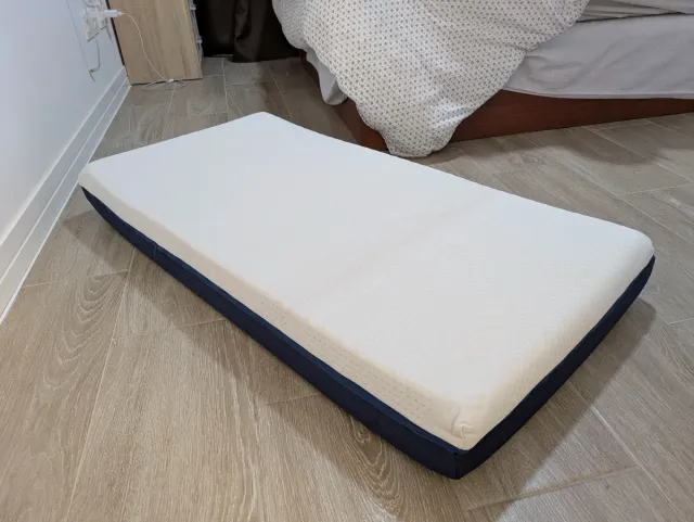 Cuna blanca Ikea GULLIVER + colchón ECUS CARE