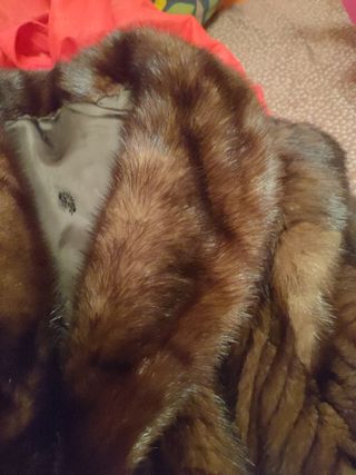 Chaquetón de pelo tipo visón