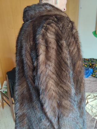 Chaquetón de pelo tipo visón