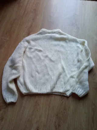 Jersey H&M Mujer Blanco Talla XS