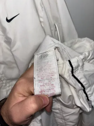 Trackjacket Nike vintage blanca y2k 90s 2XL