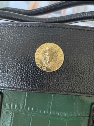 Bolso Teria Yabar Negro y Verde