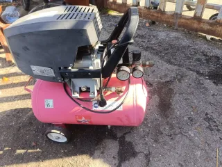 Compresor de aire rosa