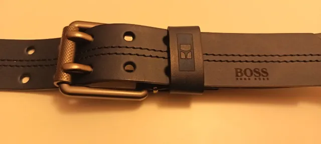 Cinturón BOSS Piel Hombre Negro