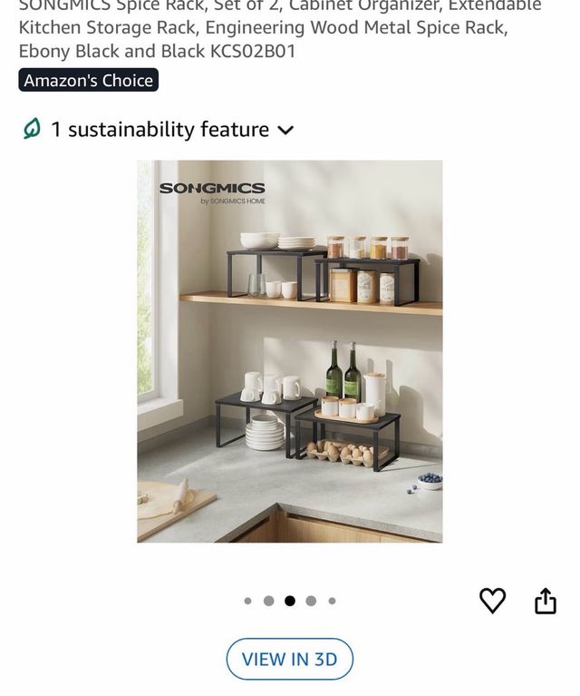 Estantería SONGMICS Cocina/Armario