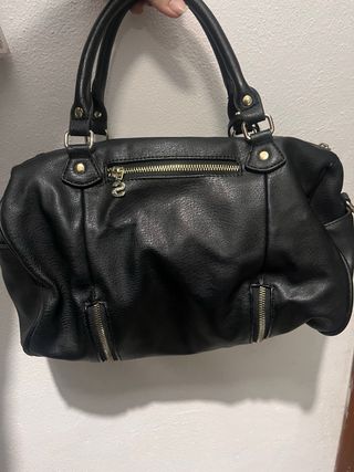 Bolso Desigual Negro Dorado