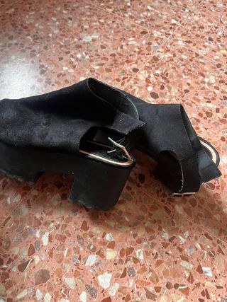 Sandalias plataforma negras