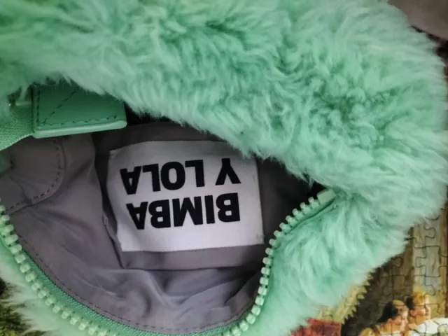 Bandolera Bimba y Lola peluche verde