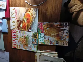 Revistas de cocina Navidad, inbierno, postres...