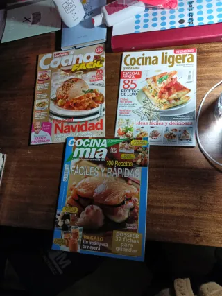 Revistas de cocina Navidad, inbierno, postres...