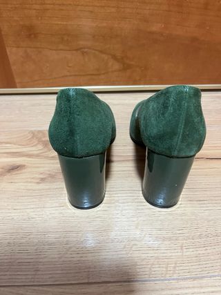 Zapatos de salón Lodi verde ante