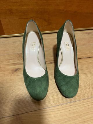 Zapatos de salón Lodi verde ante