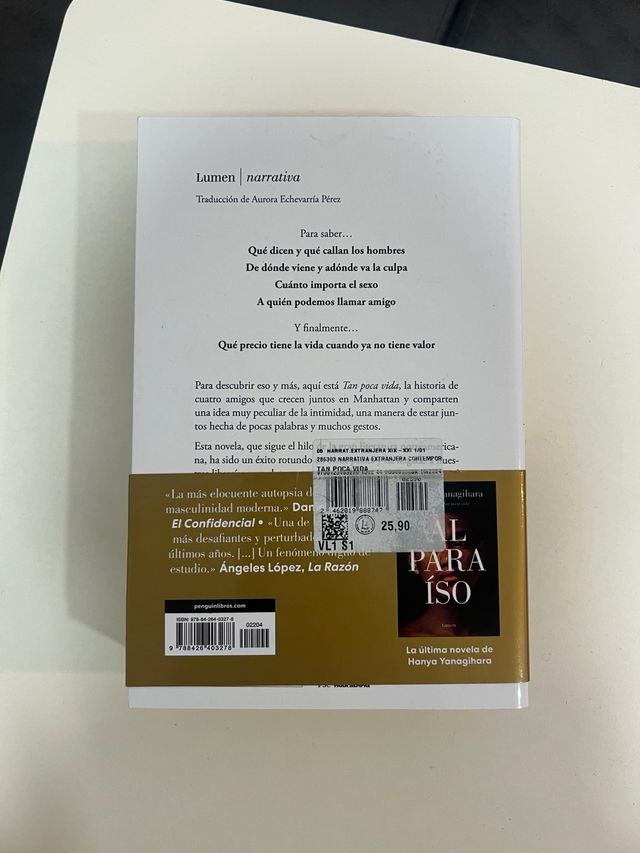 Tan poca vida / A Little Life (Spanish Edition)