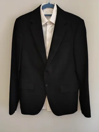 Traje Zara Negro Chico