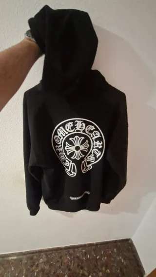 Sudadera con capucha Chrome Hearts negra