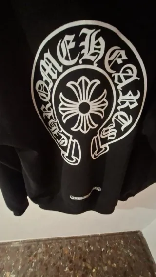 Sudadera con capucha Chrome Hearts negra