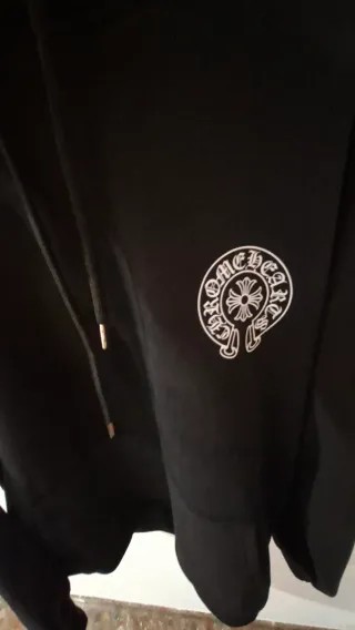 Sudadera con capucha Chrome Hearts negra