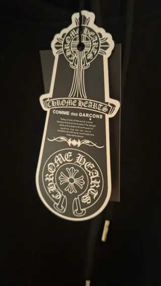 Sudadera con capucha Chrome Hearts negra