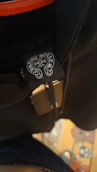 Sudadera con capucha Chrome Hearts negra